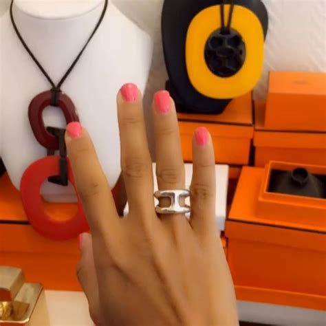 bague hermes argent osmose|bague femme hermes.